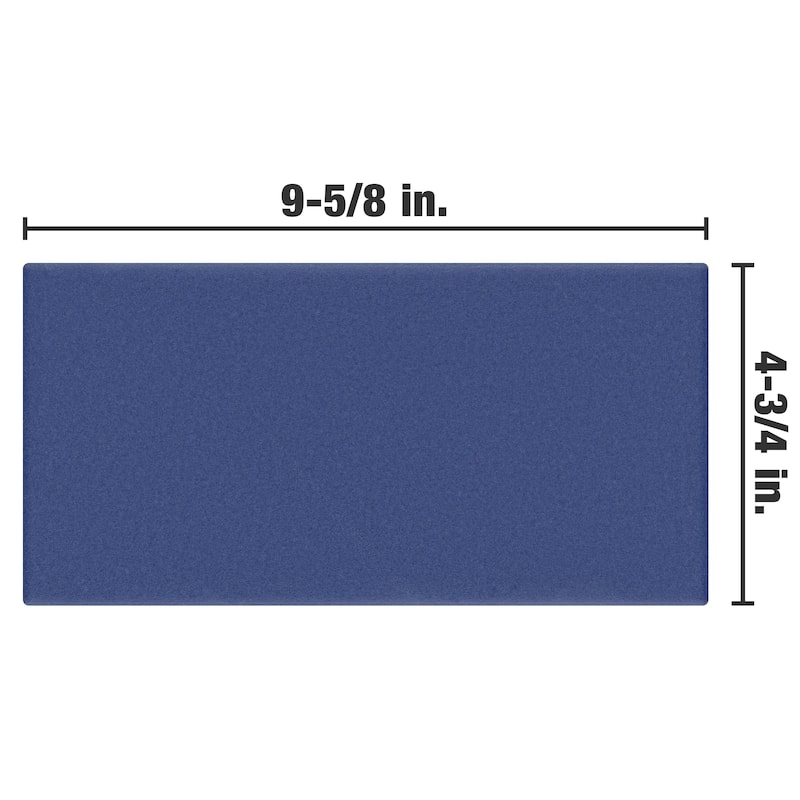 Merola Tile Piscina Brick Cobalt Matte 4-3/4" x 9-5/8" Porcelain Floor and Wall Tile