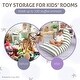 preview thumbnail 4 of 6, Tadpoles Bean Bag Chair Cover, Toy Organizer - Grey Stripes