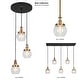 preview thumbnail 16 of 17, Beta Modern Gold 1-Light Mini Globe Glass Pendant Light for Kitchen Island - D 4.9" x H 7.6"