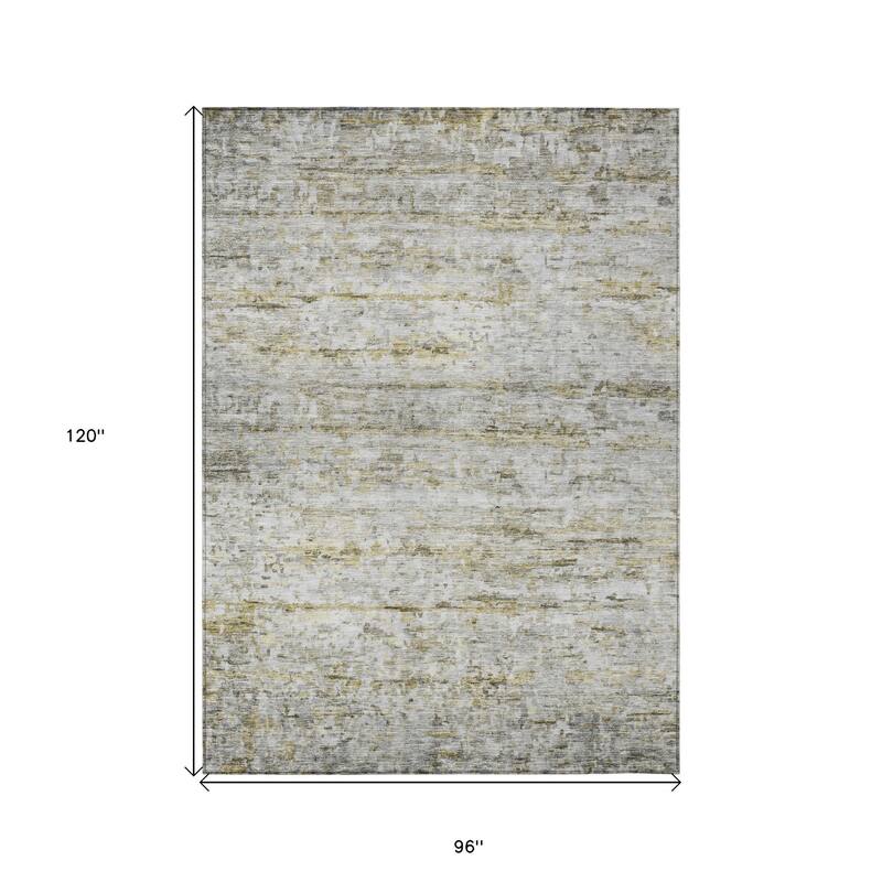 HomeRoots Striped Transitional Rectangle Outdoor Rug