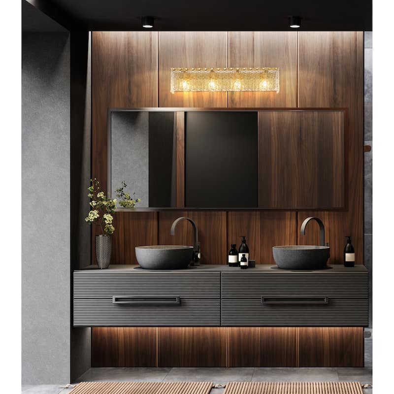 Z-Lite Glacier 4 Light Vanity - Modern Gold