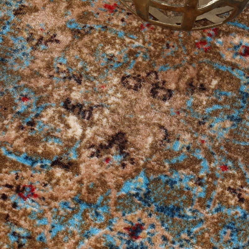 Superior Daelyn Printed Non-Slip Indoor Area Rug