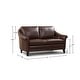 preview thumbnail 9 of 8, Sienna 100% Genuine Leather Midcentury Modern Loveseat