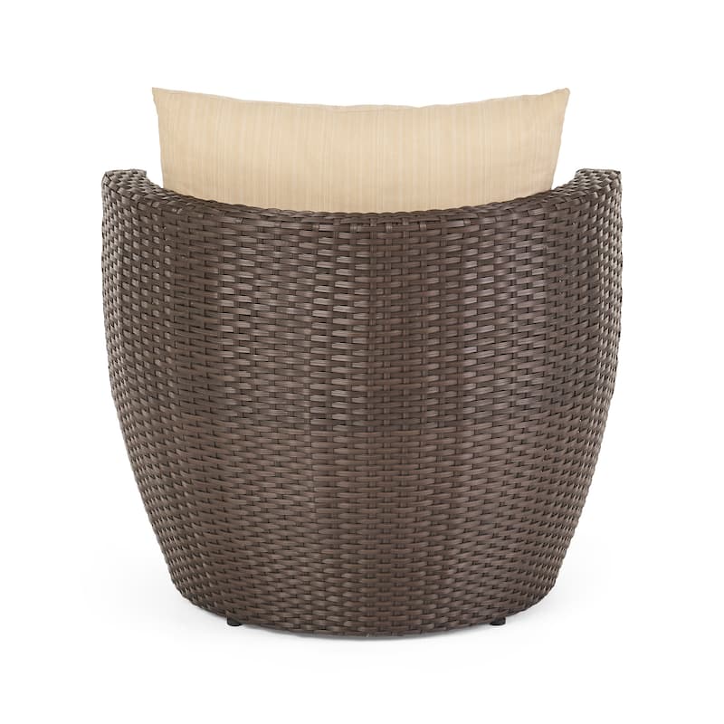 Kono 3-piece Wicker Chat Set by Christopher Knight Home