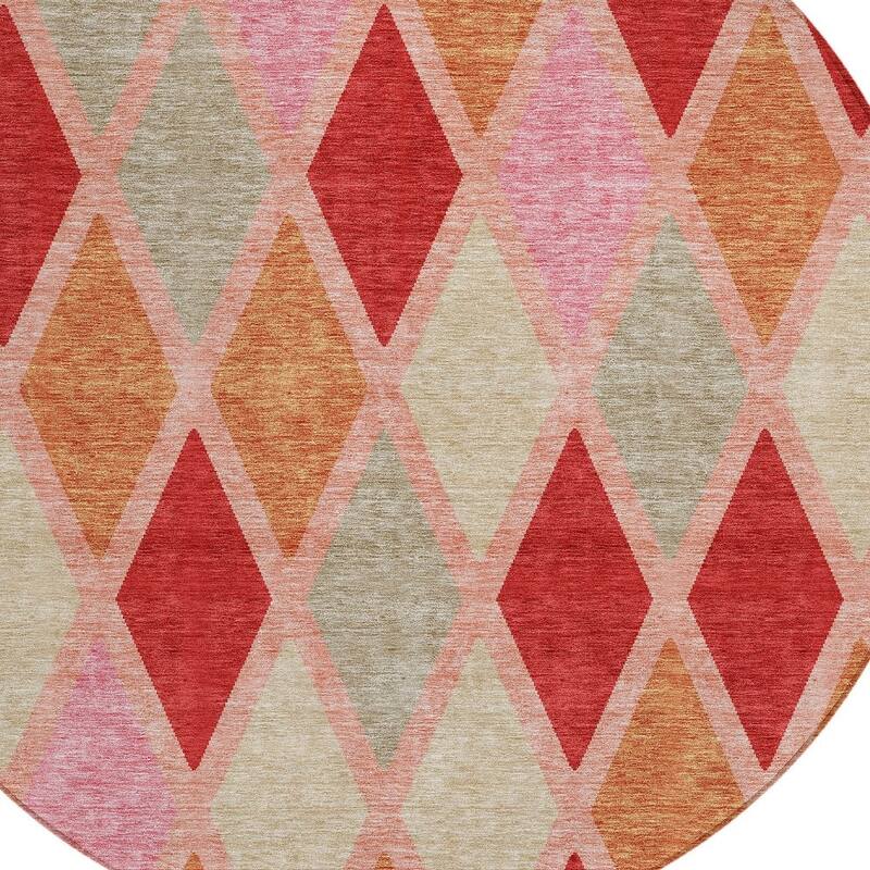 HomeRoots Geometric Transitional Rectangle Outdoor Rug