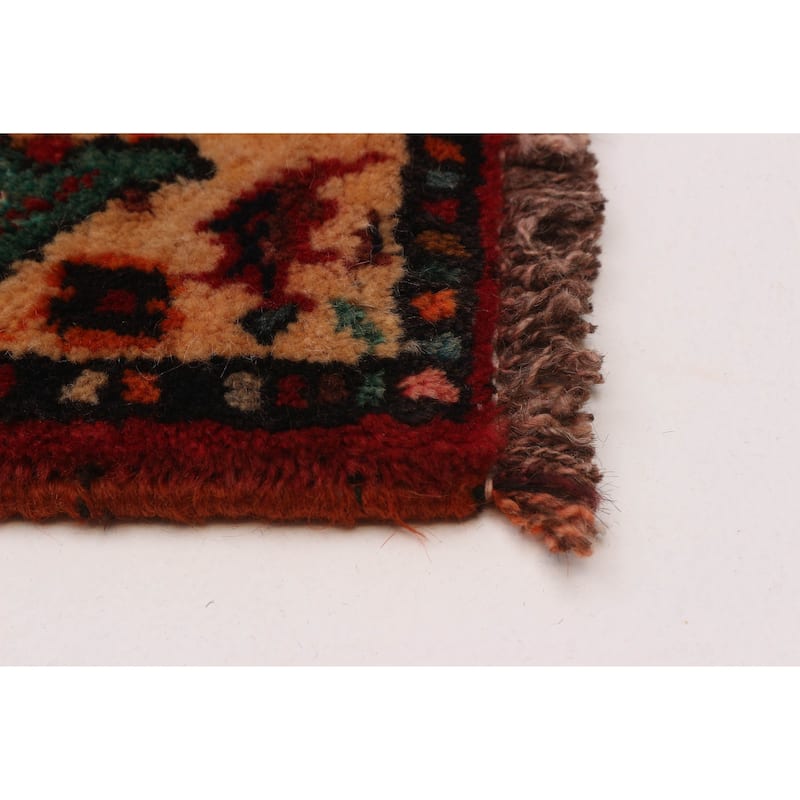 ECARPETGALLERY Hand-knotted Melis Vintage Red Wool Rug - 3'3 x 12'9