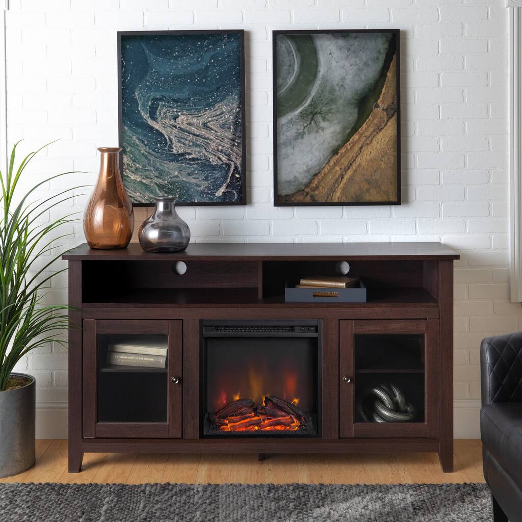 Middlebrook 58-inch Highboy 2-Door Fireplace TV Stand