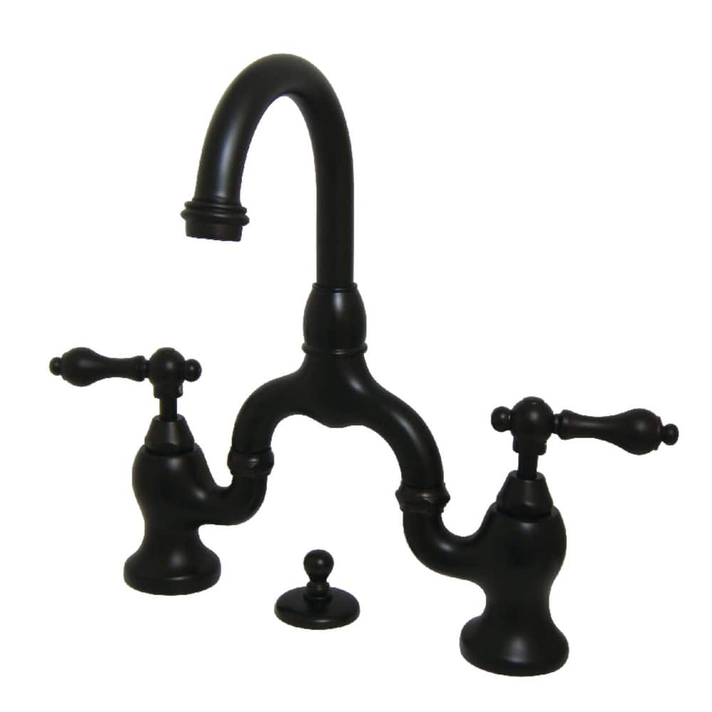 English Country Bathroom Bridge Faucet