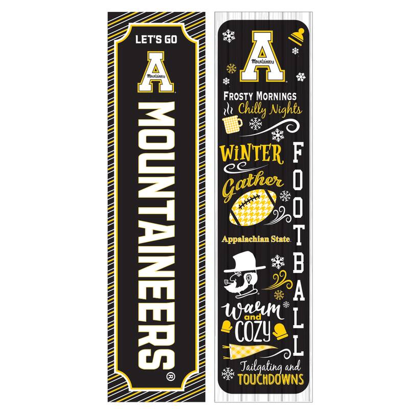 47" Double Sided Seasonal Porch Leaner, Appalachian State University - 47" x 11.25"