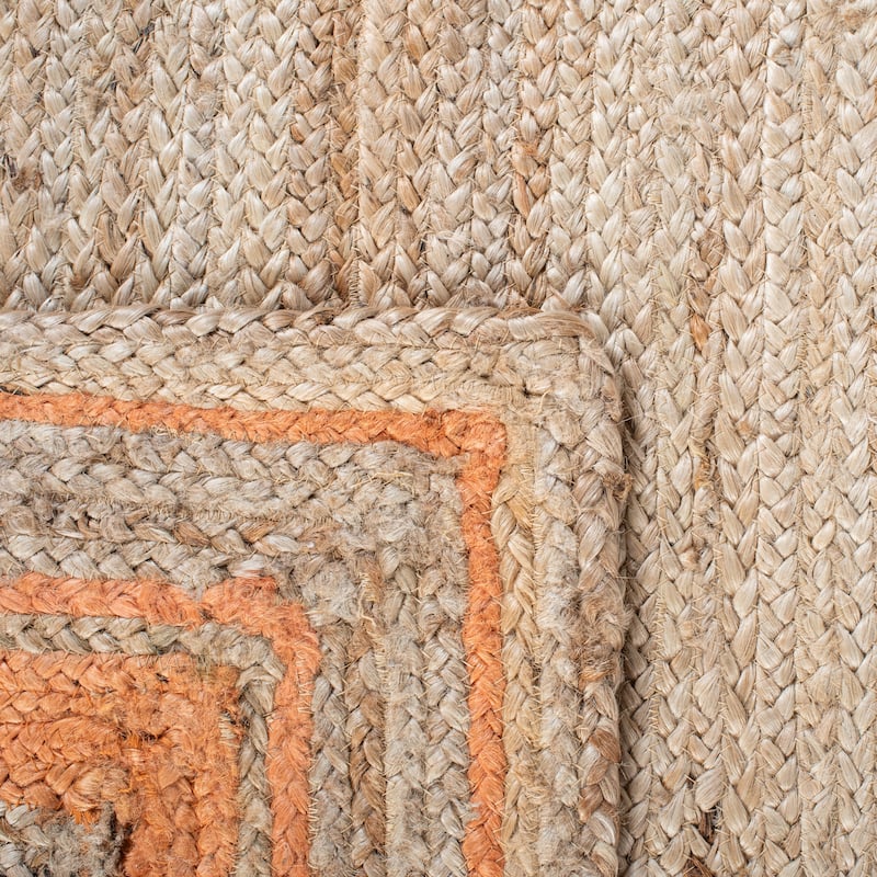 SAFAVIEH Handmade Natural Fiber Averi Border Jute Rug