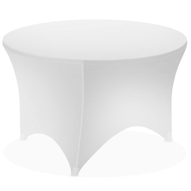 Round Spandex Tablecloth Stretch Fitted Table Cover