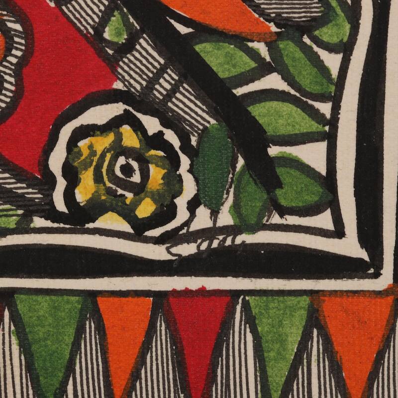 Novica Handmade Tree Of Harmony Madhubani Painting