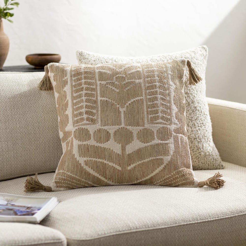 Cerren Woven Throw Pillow