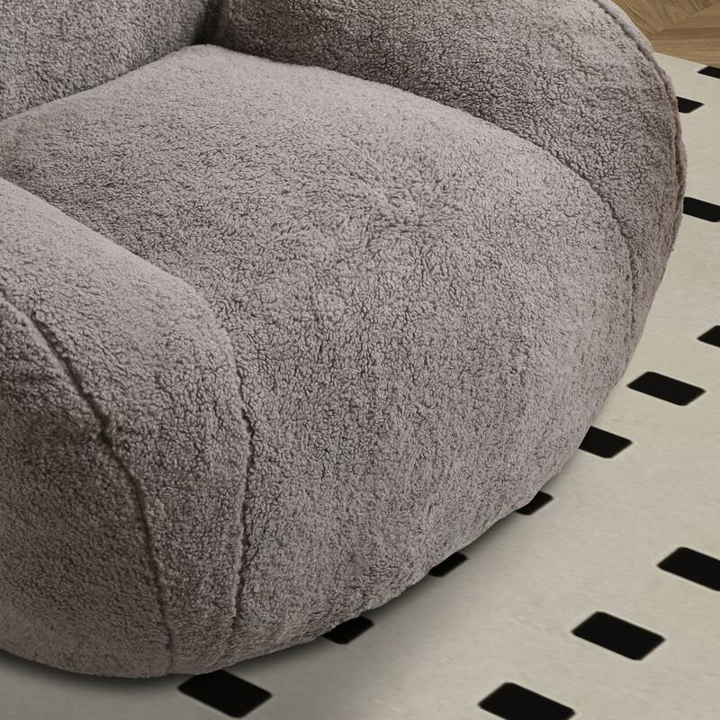Teddy Bean Bag Chairs,Lazy Sofa Bean Bag Chairs with Armrest