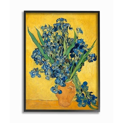 Stupell Van Gogh Irises Post Impressionist Painting, 11 x 14, Design By Artist Vincent Van Gogh - Multi-Color