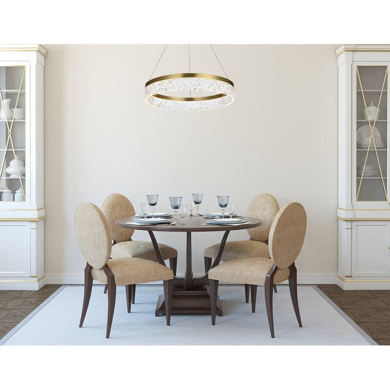 Indigo Home 22 inch Adjustable LED chandelier