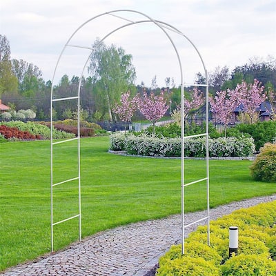 78"H x 45"W Garden Arch Trellis,Adjustable Metal Arbor Trellis