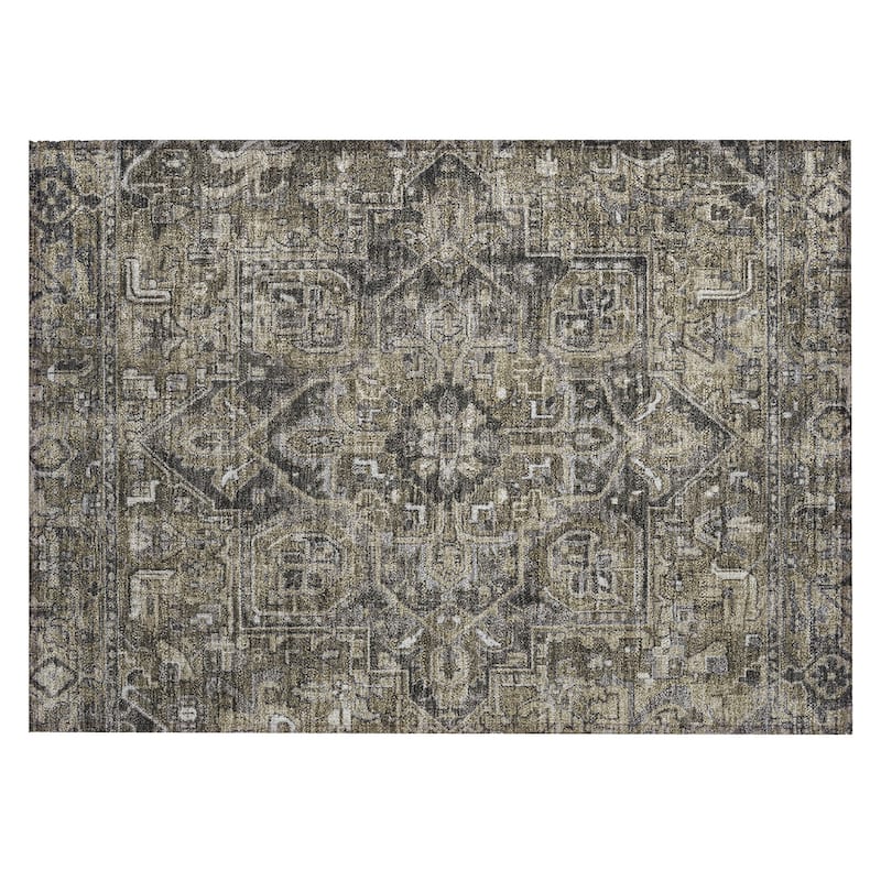 Caso Oriental Weather Resistant Refined Traditional Outdoor Rug