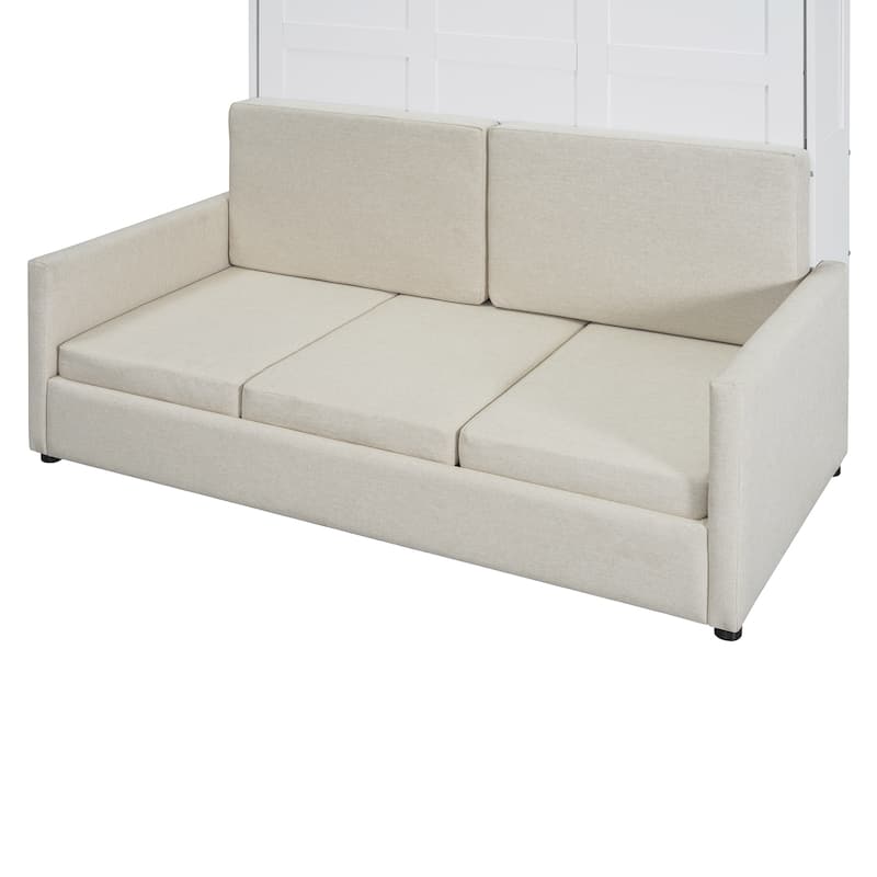 Multifunctional Murphy Bed with Cushion & Storage