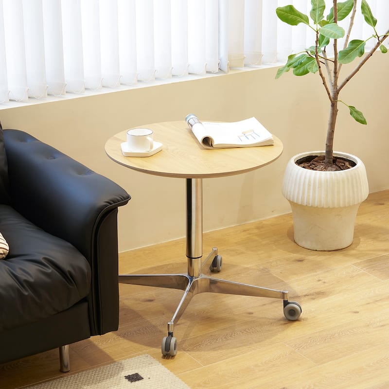 Movable Adjustable Coffee Table 360 Swivel
