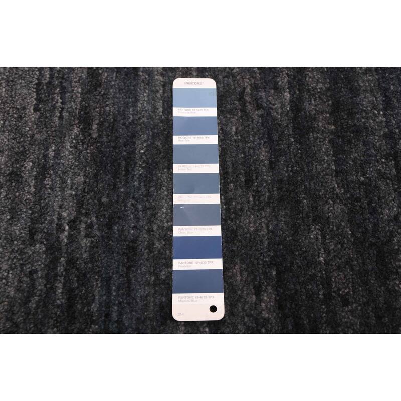 ECARPETGALLERY Hand-knotted Pak Finest Gabbeh Dark Navy Wool Rug - 4'1 x 5'11