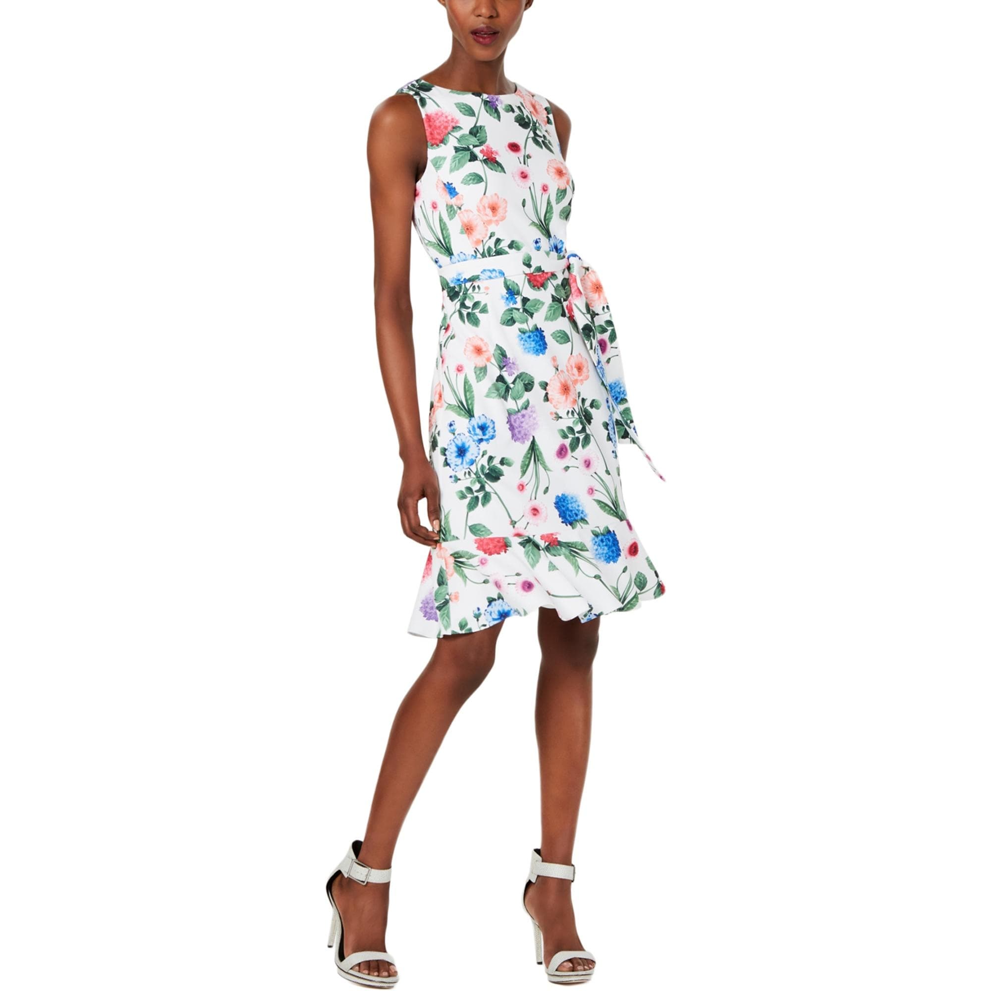 calvin klein flounce dress