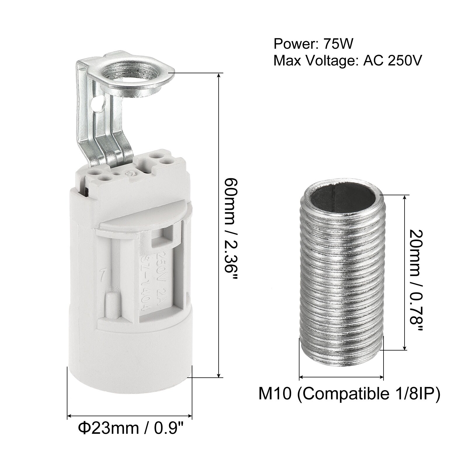 E14 bulb socket lamp holder on sale