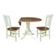 preview thumbnail 13 of 24, 42 in. Drop Leaf Dining Table with Splat Back Chairs - Dining Set