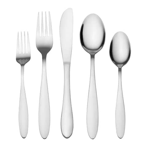 Pfaltzgraff Jasmine 30 Pc Flatware Set with Caddy