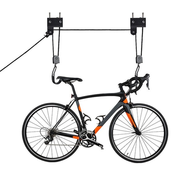storage shop bicycle hoist