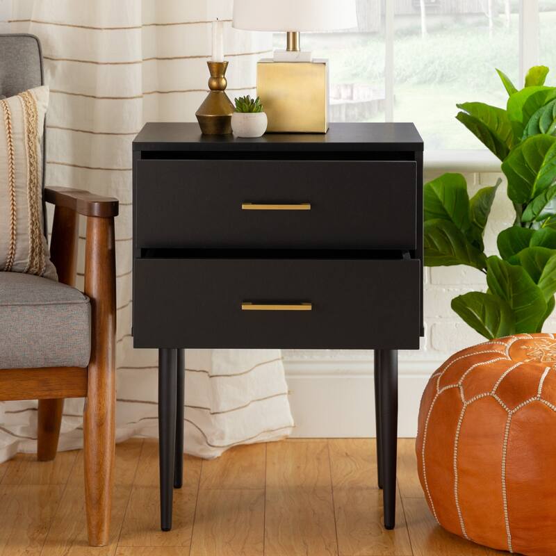Middlebrook Notto Mid-Century 2-Drawer Nightstand