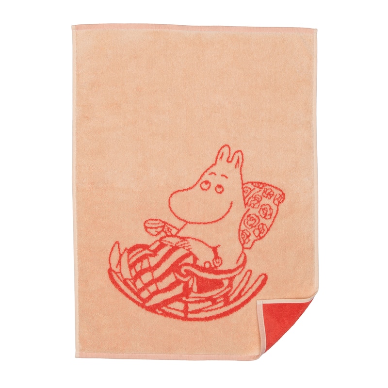 Moomin by Arabia Hand Towel 20x27.5in Moominmamma Peach - 20 x 27.5"