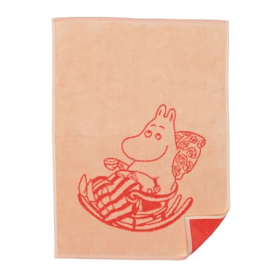 Moomin by Arabia Hand Towel 20x27.5in Moominmamma Peach - 20 x 27.5"