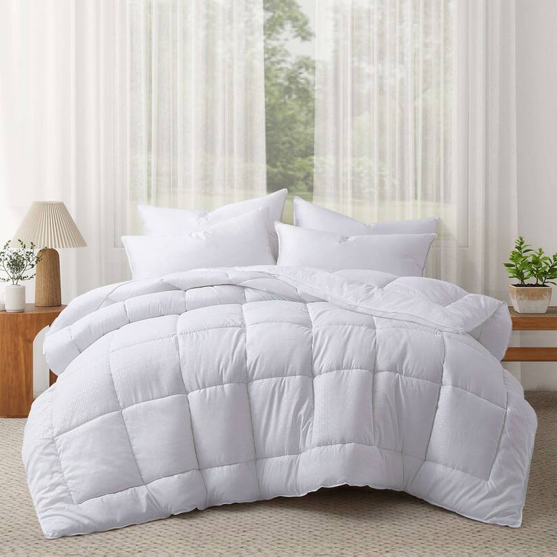 Lightweight to All-Season Premium Soft Down Alternative Comforter Duvet Insert - Twin - Medium Weight