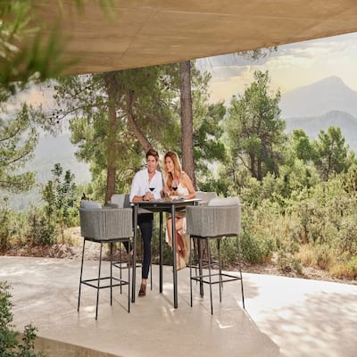Skyline Design Boston 5-Piece Pub Set with Sunbrella Cushions
