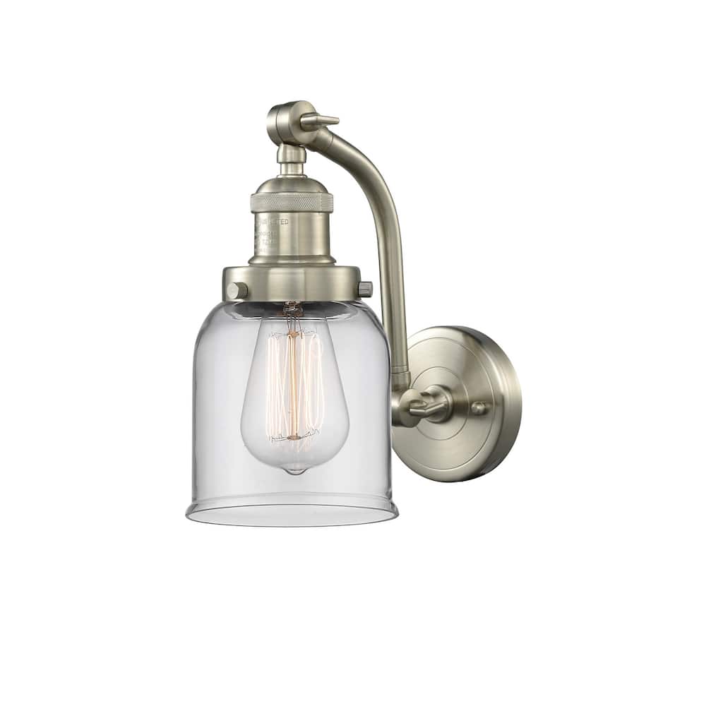 Innovations Lighting Small Bell Single Light 12" Tall Bathroom Sconce