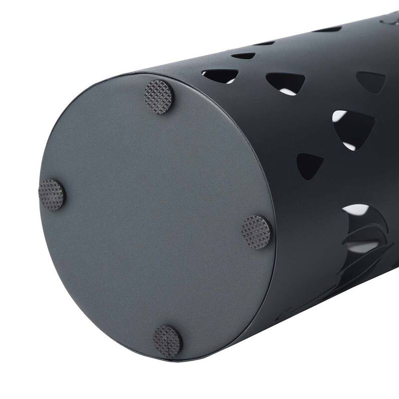 Umbrella Holder with Removable Drip Tray and Hooks Metal Storage Rack for Entryway or Hallway