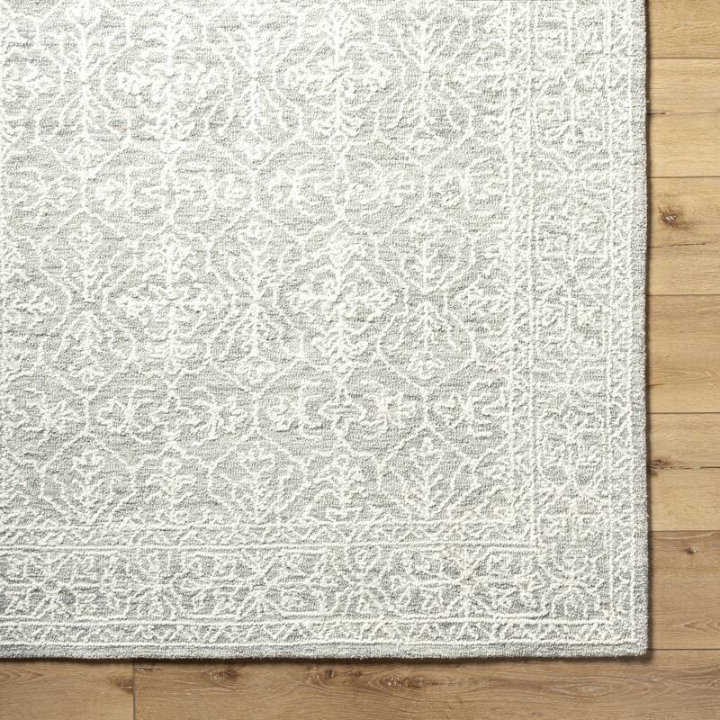 Livabliss Sicily Casual Solid Color Wool Area Rug