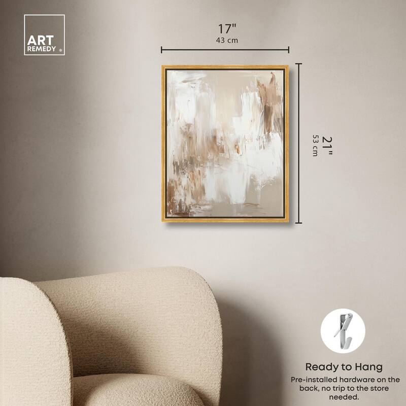 Latte Layers I Canvas by Art Remedy