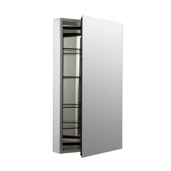 Shop Kohler K 2918 Pg Catalan 20 X 36 Single Door Medicine Cabinet With Satin Anodized Aluminum Overstock 16321433