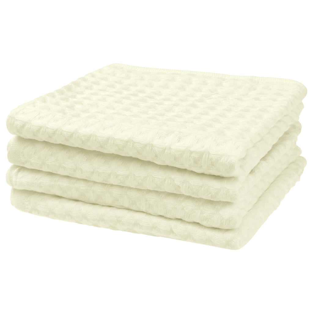 Solid Striped Hand Towels 14" x 28", 100% Cotton Soft Absorbent Towel Sets for Bathroom, Hotel