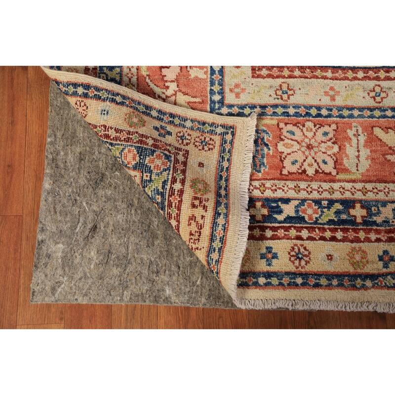 Heriz Serapi Oriental Rug Vegetable Dye Hand-Knotted Wool Carpet - 8'10"x 11'9"