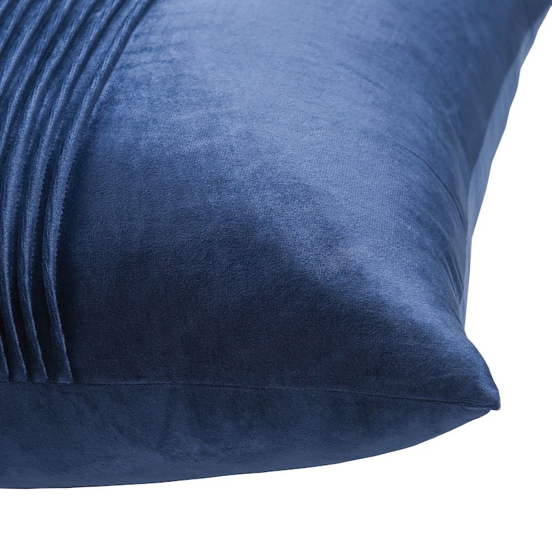 StyleCraft Dann Foley - Tuxedo - Velvet Tux Pleat Pillow