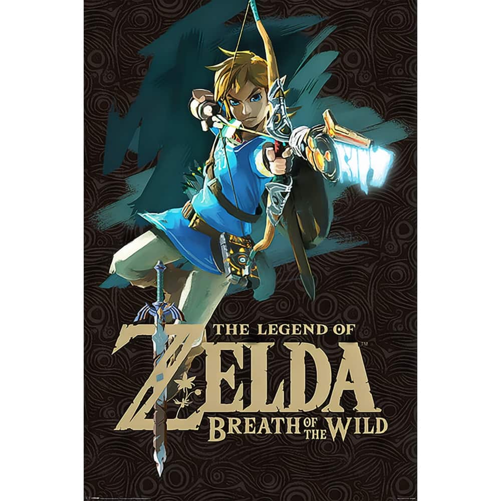 Zelda - Breath of the Wild  Art Poster - 24 x 36 Inch