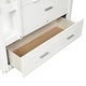 preview thumbnail 15 of 43, Wood Twin Over Twin Bunk Bed with Trundle and Staircase