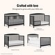 preview thumbnail 13 of 11, Dream On Me Arlo 5-In-1 Convertible crib