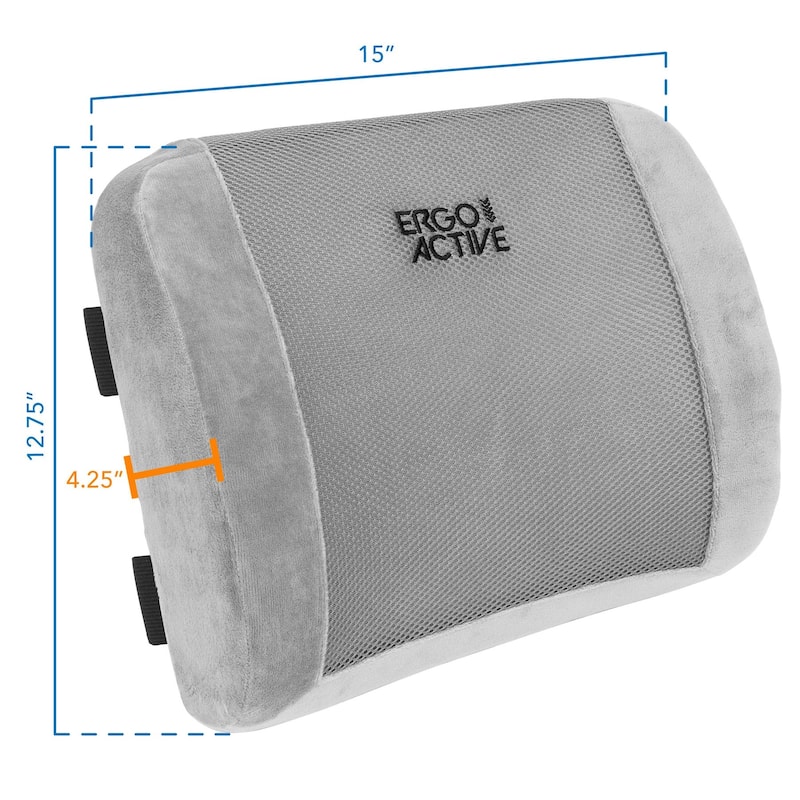 Mount-It! Lumbar Support Back Pillow Office Chair