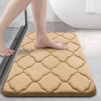 Memory Foam Bath Mat Rug 24x16