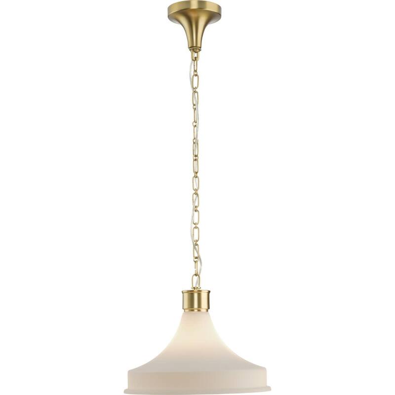 Progress Lighting P500478 Graelyn 14" Wide Pendant with Opal Glass
