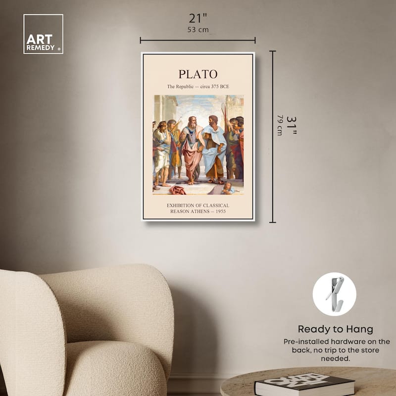 World of Plato's Republic Canvas by Art Remedy